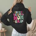In My Baseball Mom Era Baseball Mama Women Hoodie Back Print In My Baseball Mom Era Baseball Mama Women Hoodie Back Print