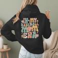 In My Baseball Mom Era Women Hoodie Back Print