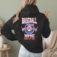 Baseball Mom Loud & Proud Since 1976 Women Hoodie Back Print
