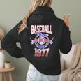 Baseball Mom Loud & Proud Since 1977 Women Hoodie Back Print Baseball Mom Loud & Proud Since 1977 Women Hoodie Back Print
