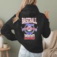 Baseball Mom Loud & Proud Since 1980 Women Hoodie Back Print