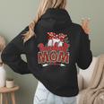 Baseball Mom Mama Mother's Day Leopard Sport Mom Mama Women Hoodie Back Print Baseball Mom Mama Mother's Day Leopard Sport Mom Mama Women Hoodie Back Print
