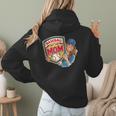 Baseball Mom Mama Mother's In My Baseball Mom Era Women Hoodie Back Print