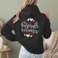 Baseball Mom Mama Women Hoodie Back Print Baseball Mom Mama Women Hoodie Back Print
