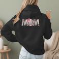 Baseball Mom With Pink Bow Women Hoodie Back Print Baseball Mom With Pink Bow Women Hoodie Back Print