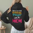 Baseball Mom Quote Vintage Retro Baseball Saying Women Hoodie Back Print Baseball Mom Quote Vintage Retro Baseball Saying Women Hoodie Back Print