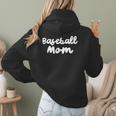 Baseball Mom Retro Women Hoodie Back Print