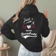 Baseball Mom Sayings Just A Mom That Loves Baseball Women Hoodie Back Print Baseball Mom Sayings Just A Mom That Loves Baseball Women Hoodie Back Print