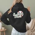 Baseball Mom's Favorite Game Day Women Hoodie Back Print Baseball Mom's Favorite Game Day Women Hoodie Back Print