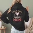 Baseball Moms Game Practice Sports School Kids Women Hoodie Back Print Baseball Moms Game Practice Sports School Kids Women Hoodie Back Print
