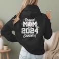 Class Of 2024 Senior Year Baseball Mom Senior 2024 Women Hoodie Back Print Class Of 2024 Senior Year Baseball Mom Senior 2024 Women Hoodie Back Print