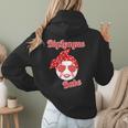 Cute Love Baseball BigLeague Babe Hot Baseball Mom Women Hoodie Back Print