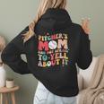 Groovy Ptchers Baseball Mom And Not Afraid To Yell About It Women Hoodie Back Print Groovy Ptchers Baseball Mom And Not Afraid To Yell About It Women Hoodie Back Print