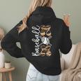 Happy Mother's Day Baseball Mom Leopard Softball Lover Women Hoodie Back Print Happy Mother's Day Baseball Mom Leopard Softball Lover Women Hoodie Back Print