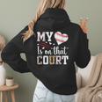 My Heart Is On That Court Baseball Player Baseball Mom Women Hoodie Back Print My Heart Is On That Court Baseball Player Baseball Mom Women Hoodie Back Print