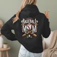 Home Run Baseball Mom Women Hoodie Back Print