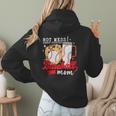 Hot Mess Always Stressed Baseball Mom Women Hoodie Back Print Hot Mess Always Stressed Baseball Mom Women Hoodie Back Print