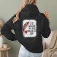 I'Ll Always Be Your Biggest Fan Baseball Mom s Women Hoodie Back Print I'Ll Always Be Your Biggest Fan Baseball Mom s Women Hoodie Back Print