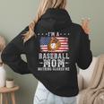 I'm a Baseball Mom Nothing Scares Me Baseball Women Hoodie Back Print I'm a Baseball Mom Nothing Scares Me Baseball Women Hoodie Back Print