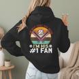 I'm Not Just His Mom Baseball Moms Baseball Mothers Women Hoodie Back Print I'm Not Just His Mom Baseball Moms Baseball Mothers Women Hoodie Back Print