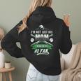 I'm Not Just His Mom I'm His Number 1 Fan Baseball Mommy Women Hoodie Back Print I'm Not Just His Mom I'm His Number 1 Fan Baseball Mommy Women Hoodie Back Print