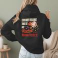 I'm Not Yelling This Is My Baseball Nana Voice Baseball Mom Women Hoodie Back Print I'm Not Yelling This Is My Baseball Nana Voice Baseball Mom Women Hoodie Back Print