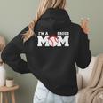 I'm A Proud Mom Baseball Mom Women Hoodie Back Print I'm A Proud Mom Baseball Mom Women Hoodie Back Print