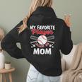 Mother's Day Baseball Mom Women Hoodie Back Print Mother's Day Baseball Mom Women Hoodie Back Print