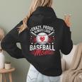 Proud Baseball Mom For Women Mom Baseball Mama Women Hoodie Back Print Proud Baseball Mom For Women Mom Baseball Mama Women Hoodie Back Print