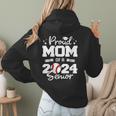 Proud Mom Of a 2024 Senior Baseball Mom 2024 Graduate Women Hoodie Back Print Proud Mom Of a 2024 Senior Baseball Mom 2024 Graduate Women Hoodie Back Print