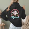 Retro Oily Baseball Mom Meme For Essential Oils Game Day Women Hoodie Back Print
