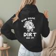 Rub Some Dirt On It Cute Girls Retro Baseball Mom Softball Women Hoodie Back Print Rub Some Dirt On It Cute Girls Retro Baseball Mom Softball Women Hoodie Back Print