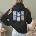 Stamps Coquette Bow Baseball Kids Youth Girls Baseball Mom Women Hoodie Back Print Stamps Coquette Bow Baseball Kids Youth Girls Baseball Mom Women Hoodie Back Print