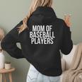 Stressed Baseball Mom Son Daughter Proud Mother's Day Women Hoodie Back Print Stressed Baseball Mom Son Daughter Proud Mother's Day Women Hoodie Back Print