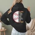 It Takes a Lot Of Balls To Be a Baseball Mom Women Hoodie Back Print