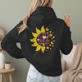 I Have Three Titles Baseball Mom Nurse And Caring Wife Mama Women Hoodie Back Print