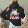 Tie Dye Baseball Mom Baseball Mama Sport Mother's Day Women Hoodie Back Print Tie Dye Baseball Mom Baseball Mama Sport Mother's Day Women Hoodie Back Print