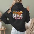 Vintage American Flag Baseball Mom Patriotic 4th July Women Hoodie Back Print Vintage American Flag Baseball Mom Patriotic 4th July Women Hoodie Back Print