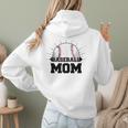 American Flag Patriotic Game Day Baseball Mom Women Hoodie Back Print American Flag Patriotic Game Day Baseball Mom Women Hoodie Back Print