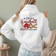 Ball Mom I'm A Baseball Mom Baseball Mom Women Hoodie Back Print