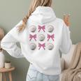 Baseball Boys Girls Baseball Mom Tee Pink Bow Baseball Women Hoodie Back Print Baseball Boys Girls Baseball Mom Tee Pink Bow Baseball Women Hoodie Back Print