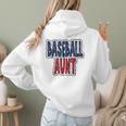 Baseball Mama Dalmatian Spots Baseball Mom Women Hoodie Back Print