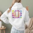 Baseball Mama Sport Women Proud Baseball Mom Raglan Baseball Tee Women Hoodie Back Print