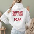 Baseball Mom Since 1986 Women Hoodie Back Print Baseball Mom Since 1986 Women Hoodie Back Print