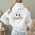 Baseball Mom Era Ball Mom Smile Face Groovy Mother's Day Women Hoodie Back Print Baseball Mom Era Ball Mom Smile Face Groovy Mother's Day Women Hoodie Back Print