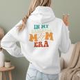 In My Baseball Mom Era Baseball Retro Groovy Mom Women Hoodie Back Print