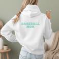 In My Baseball Mom Era Tee Game Day Baseball Mom Life Women Hoodie Back Print