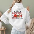 Baseball Mom I'm A Baseball Mom Of Course I'm Broke Women Hoodie Back Print