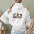 Baseball Mom Leopard For The Love Of The Game Bleached Women Women Hoodie Back Print Baseball Mom Leopard For The Love Of The Game Bleached Women Women Hoodie Back Print