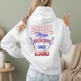 Baseball Mom Loud & Proud Since 1980 Raglan Baseball Tee Women Hoodie Back Print Baseball Mom Loud & Proud Since 1980 Raglan Baseball Tee Women Hoodie Back Print